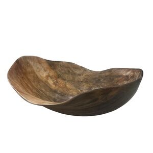 Black Horn Hand-Carved Organic Bowl